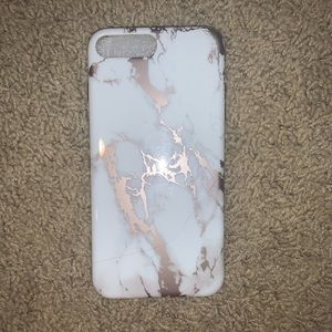 Rose gold marble IPhone 7 Plus Phone Case